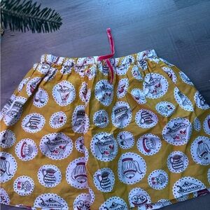 Boden Yellow and Pink Patterned Shorts